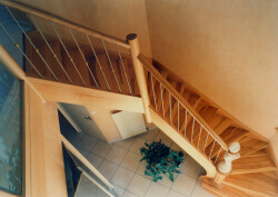 Vue de l'étage de l'escalier - Photo 1